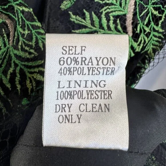 NEW Tadashi Shoji Dakar Green Lace Midi Dress $498